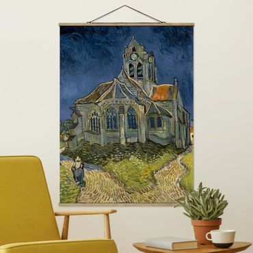 Plakat z wieszakiem - Vincent van Gogh - Kościół w Auvers-sur-Oise