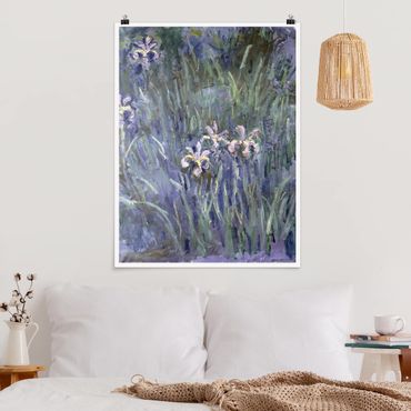 Plakat - Claude Monet - Irysy
