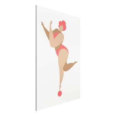 Obraz Alu-Dibond - Miss Dance Pink