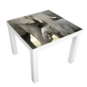 Okleina meblowa IKEA - Lack stolik kawowy - Miłość słonia