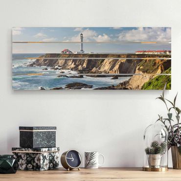 Obraz z drewna - Point Arena Lighthouse California