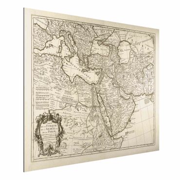 Obraz Alu-Dibond - Vintage Map Orient