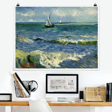 Plakat - Vincent van Gogh - Pejzaż morski