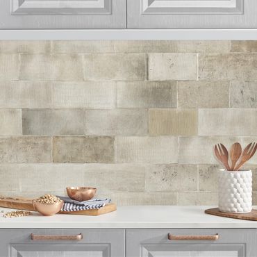 Panel ścienny do kuchni - Ściana z płytek betonowych