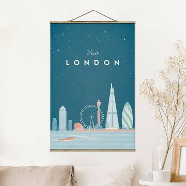 Plakat z wieszakiem - Plakat podróżniczy - Londyn