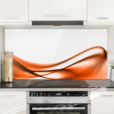Panel szklany do kuchni - Orange Touch