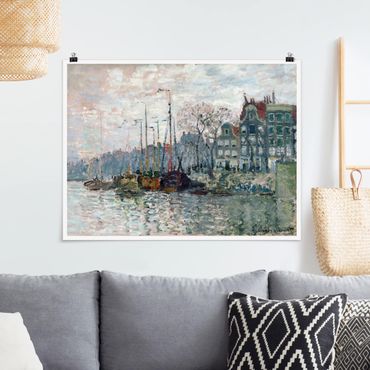 Plakat - Claude Monet - Kromme Waal Amsterdam