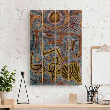 Obraz z drewna - Paul Klee - Catharsis