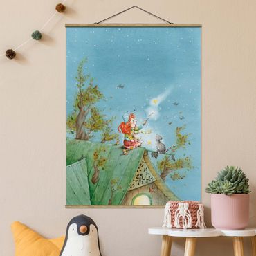 Plakat z wieszakiem - Frida i kot Pumpernikiel uwalniają gwiazdy