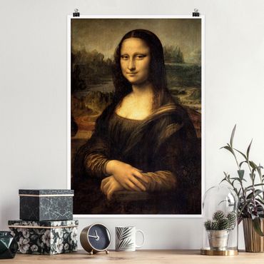 Plakat - Leonardo da Vinci - Mona Lisa