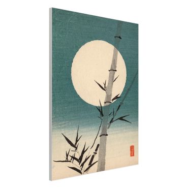 Tablica magnetyczna - Japoński rysunek Bambus i księżyc