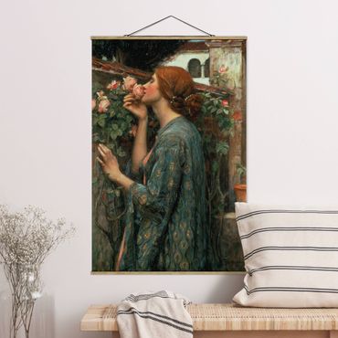 Plakat z wieszakiem - John William Waterhouse - Dusza róży