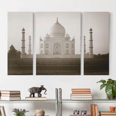 Obraz na płótnie 3-częściowy - Taj Mahal