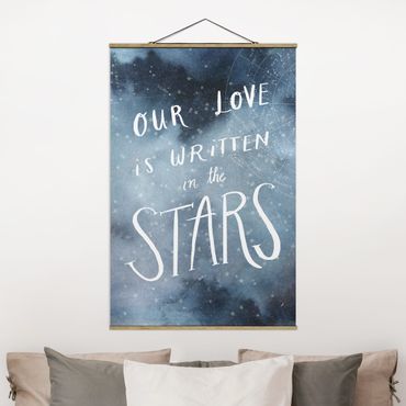 Plakat z wieszakiem - Miłość niebieska - Gwiazdy