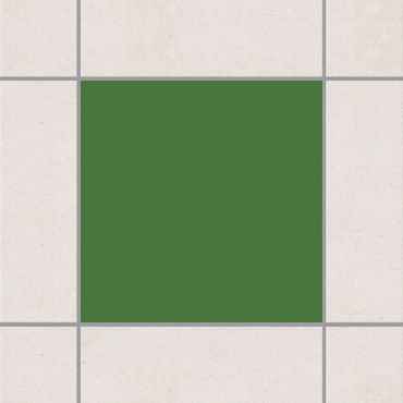 Naklejka na płytki - Kolor ciemnozielony Zielony