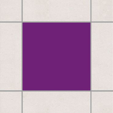 Naklejka na płytki - Kolor purpurowo-fioletowy