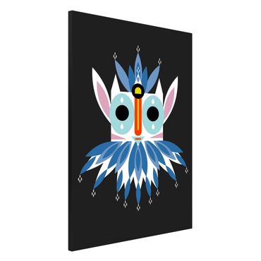 Tablica magnetyczna - Kolaż Etno Maska - skrzat