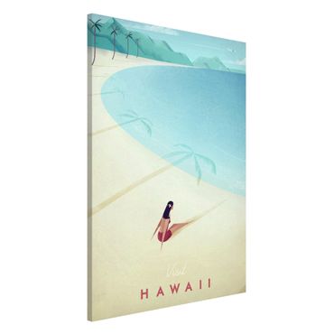 Tablica magnetyczna - Plakat podróżniczy - Hawaje