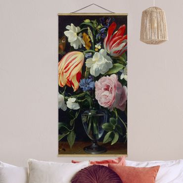 Plakat z wieszakiem - Daniel Seghers - Wazon z kwiatami