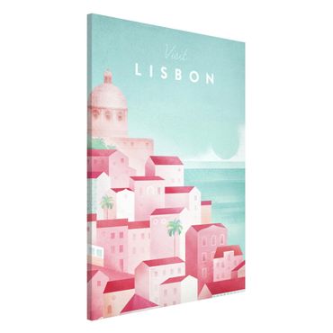 Tablica magnetyczna - Plakat podróżniczy - Lizbona