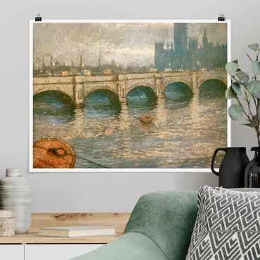 Plakat - Claude Monet - Most na Tamizie