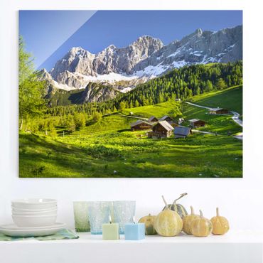 Obraz na szkle - Styria Alpejska łąka
