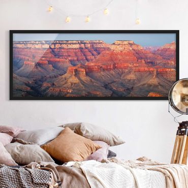 Plakat w ramie - Grand Canyon po zachodzie słońca