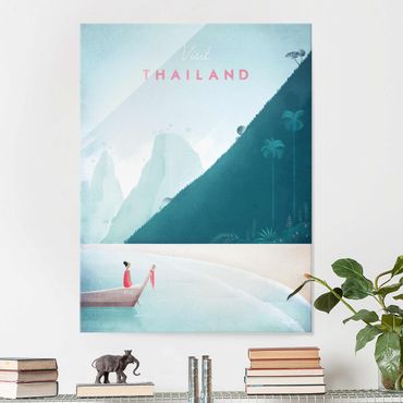 Obraz na szkle - Plakat podróżniczy - Tajlandia
