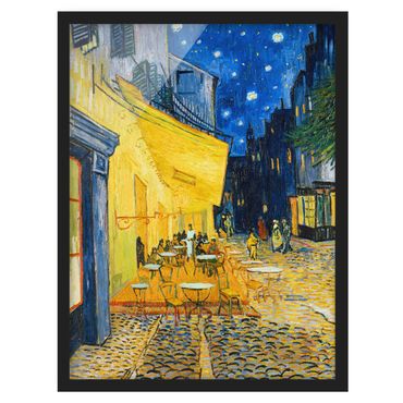 Plakat w ramie - Vincent van Gogh - Taras kawiarni w Arles