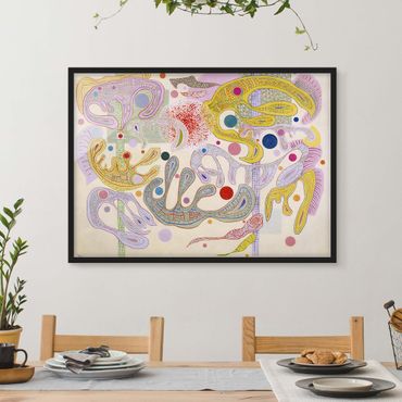 Plakat w ramie - Wassily Kandinsky - Kapryśne formy