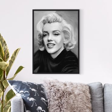Plakat w ramie - Marilyn prywatnie