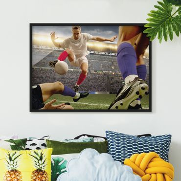 Plakat w ramie - Taktyka gry w piłkę nożną