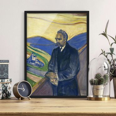 Plakat w ramie - Edvard Munch - Portret Nietzschego
