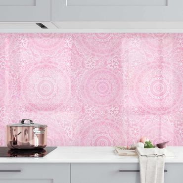 Panel ścienny do kuchni - Pattern Mandala Pink II