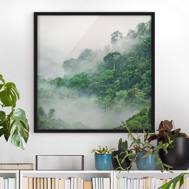 Plakat w ramie - Dżungla we mgle