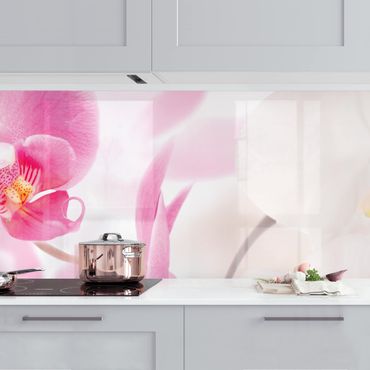 Panel ścienny do kuchni - Delikatne orchidee