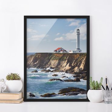 Plakat w ramie - Point Arena Lighthouse California