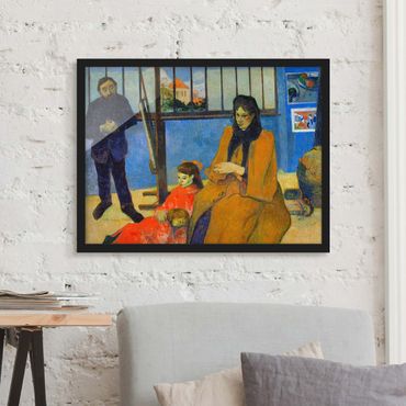 Plakat w ramie - Paul Gauguin - Rodzina Schuffenecker