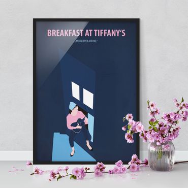 Plakat w ramie - Plakat filmowy Śniadanie u Tiffany'ego