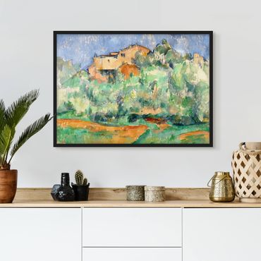 Plakat w ramie - Paul Cézanne - Dom na wzgórzu