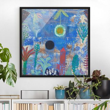 Plakat w ramie - Paul Klee - Zatopiony pejzaż