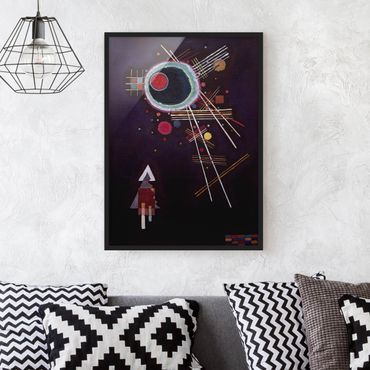 Plakat w ramie - Wassily Kandinsky - Linie promieniste