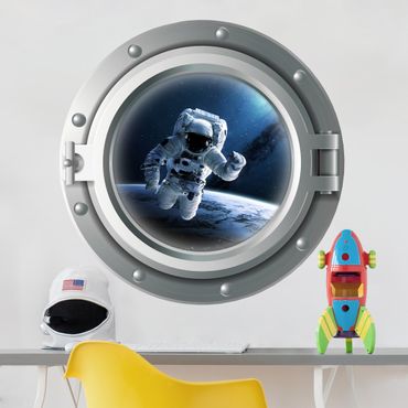 Naklejka na ścianę - 3D Bulaj - Astronauta w kosmosie