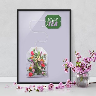 Plakat w ramie - herbata kwiatowa