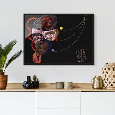 Plakat w ramie - Wassily Kandinsky - Duży i malutki