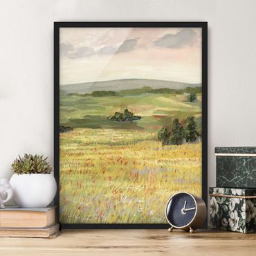 Plakat w ramie - Meadow in the Morning I