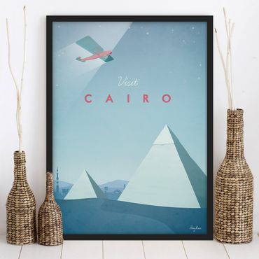 Plakat w ramie - Plakat podróżniczy - Kair
