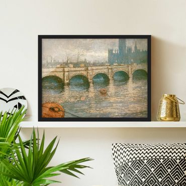 Plakat w ramie - Claude Monet - Most na Tamizie