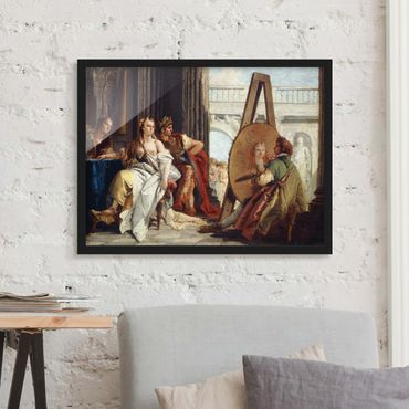 Plakat w ramie - Giovanni Battista Tiepolo - Aleksander Wielki