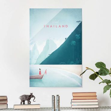 Obraz na szkle - Plakat podróżniczy - Tajlandia